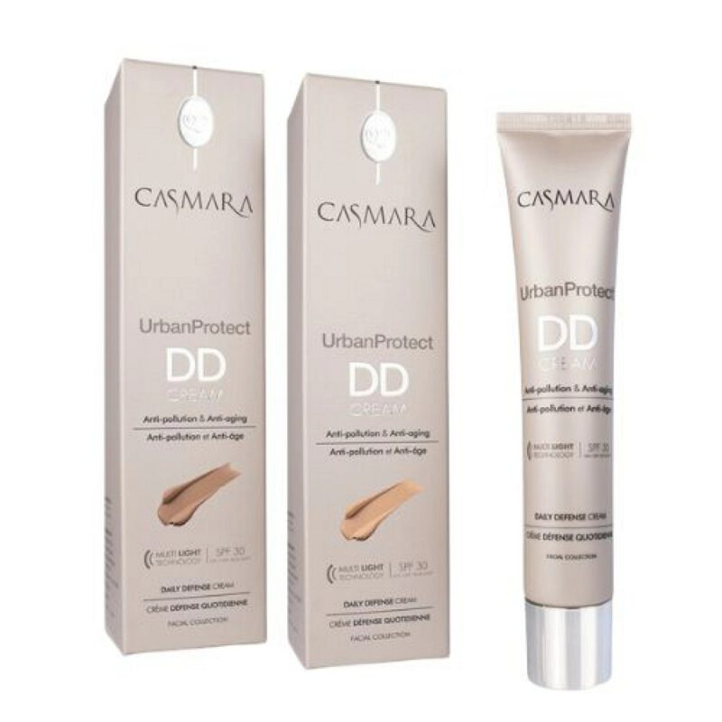 Crema Protectora Antipolución color light con SPF50  Casmara